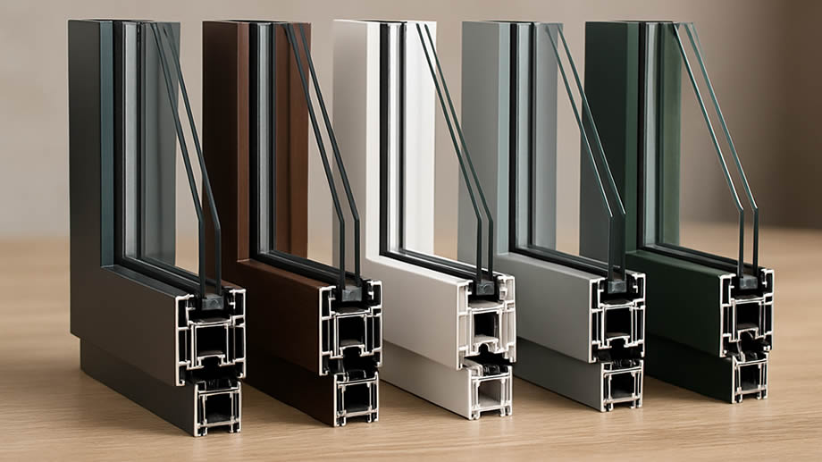 Kleuren van aluminium kozijnen