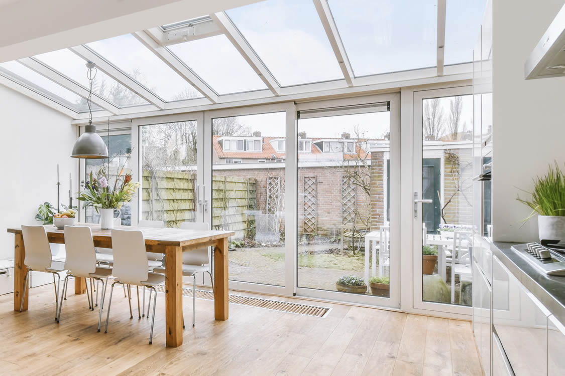 Schuifpui met triple glas