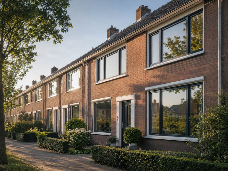 Kunststof kozijnen voor rijwoningen (Woensel & Tongelre)
