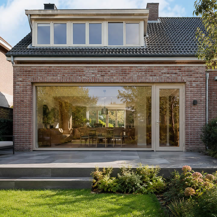 Schuifpui naar tuin