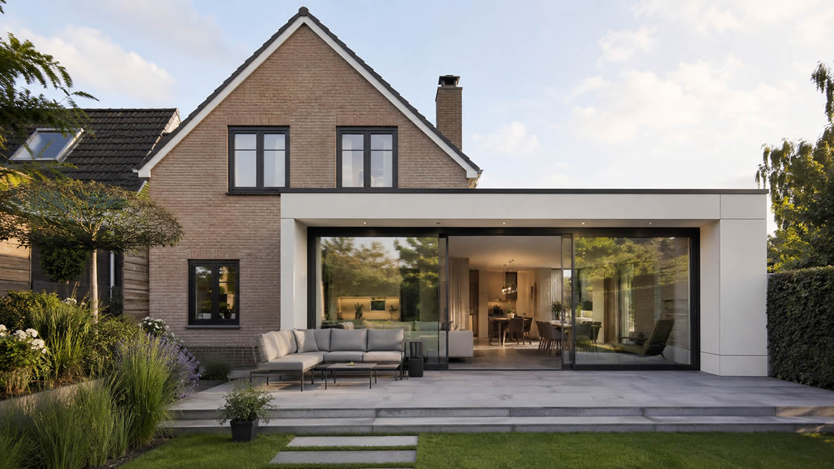 Afbeelding combinatie kunststof en aluminium combineren
